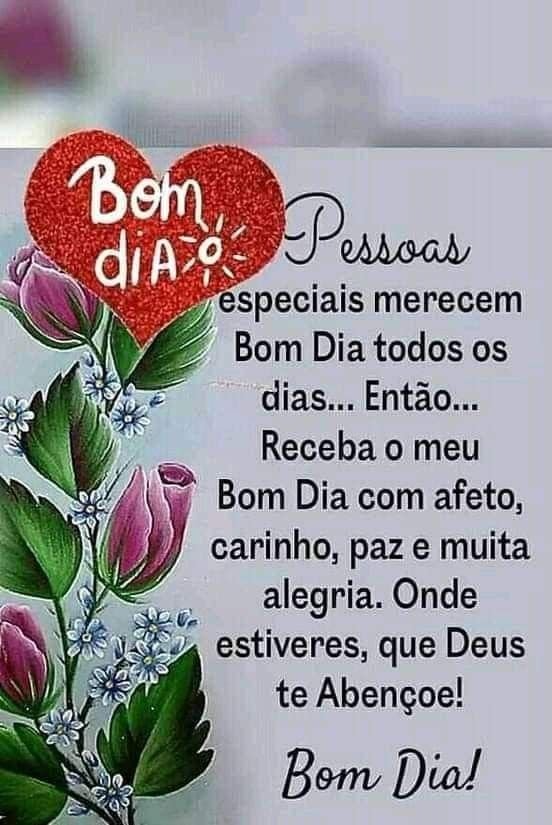 Bom dia com afeto