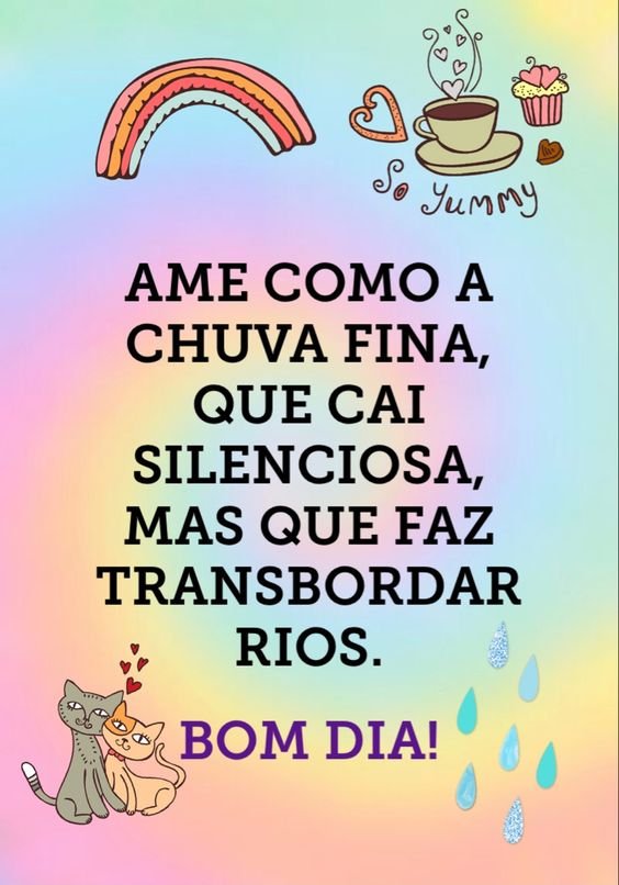 Bom dia de felicidade