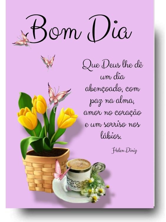 Bom dia de paz e amor