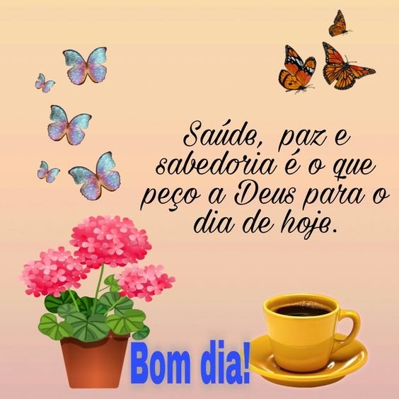 Bom dia de paz e sabedoria