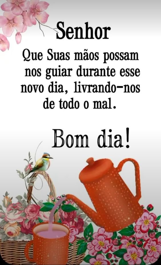 Bom dia na presença do Senhor