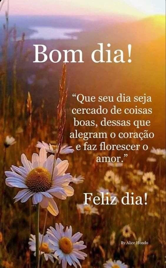 Bom dia para florescer o amor