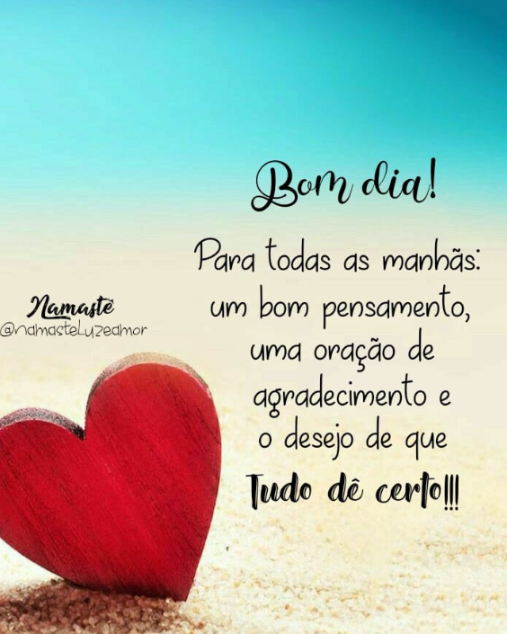 Frases de bom dia com carinho