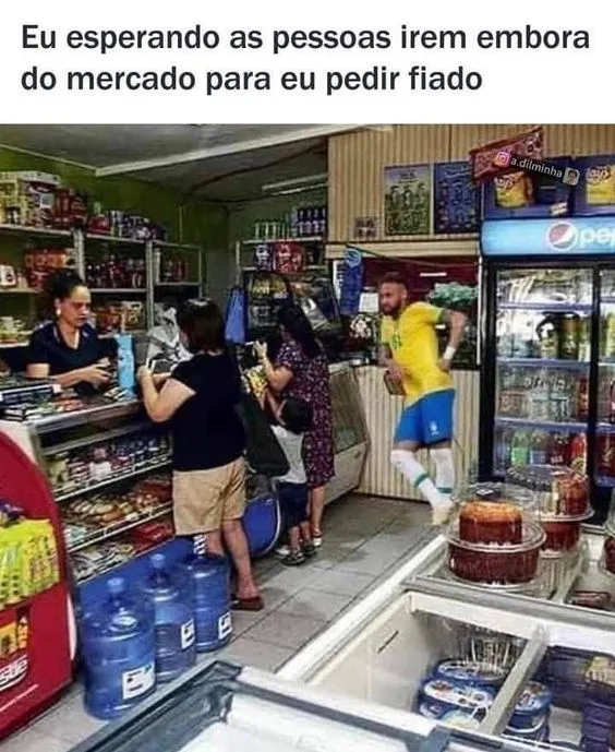 Memes brasileiros pedir fiado