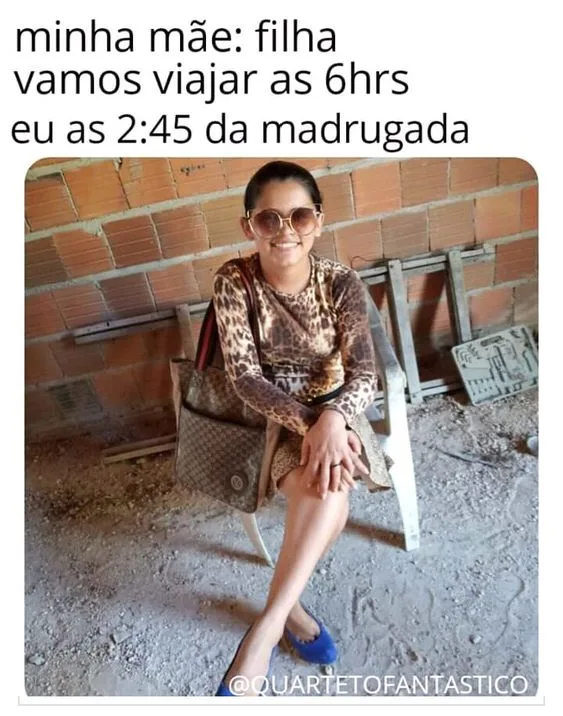 Memes brasileiros de viajar