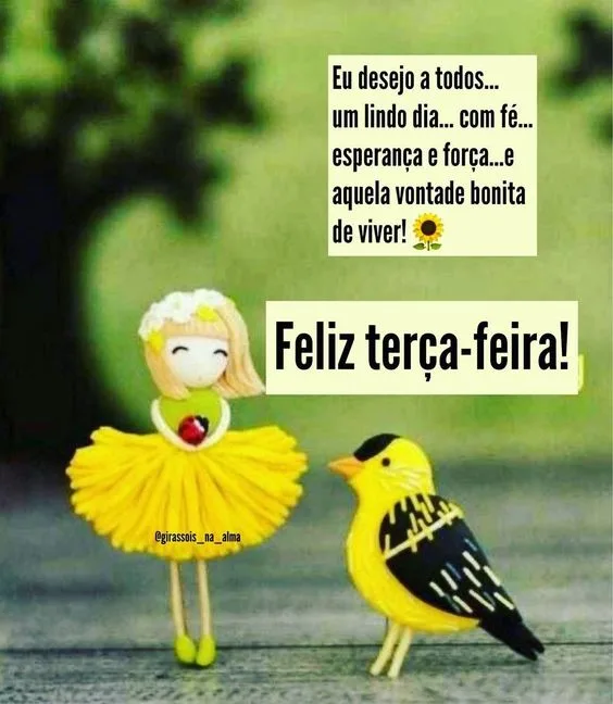 Desejo a todos um lindo dia