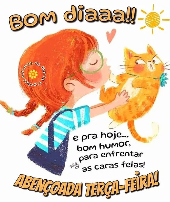 Bom dia terça-feira bom humor