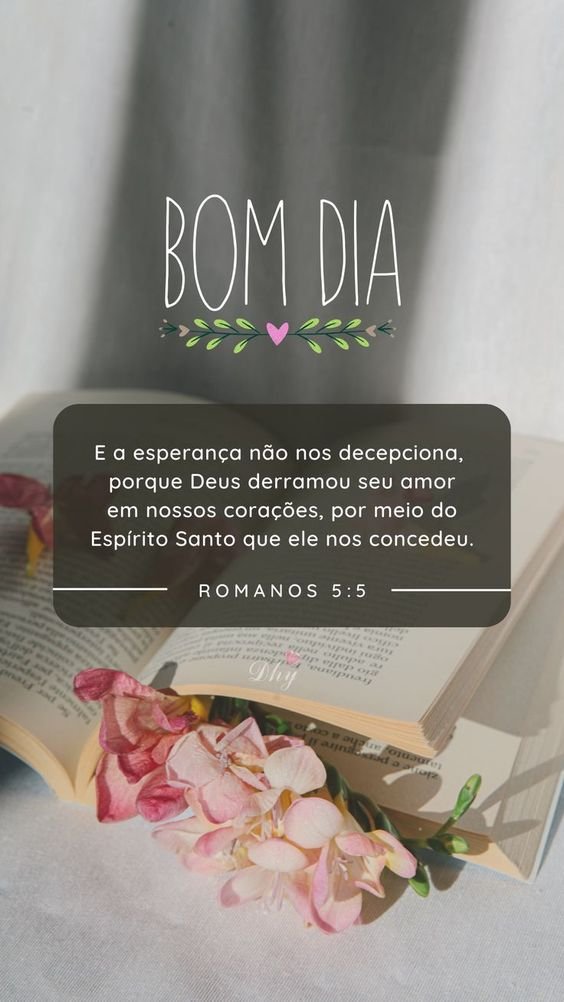Bom dia com Romanos 5:5