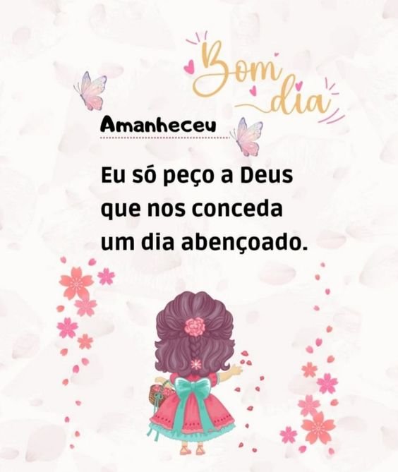 Bom dia abençoado