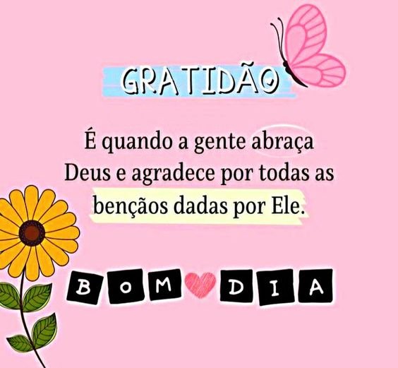 Gratidão por todas as bênçãos