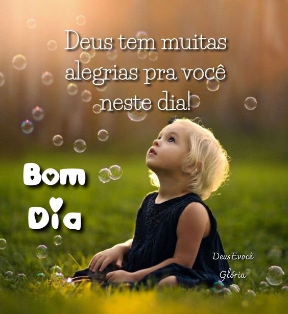 Bom dia de muitas alegrias