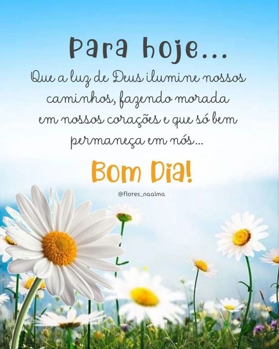 Bom dia com a luz de Deus