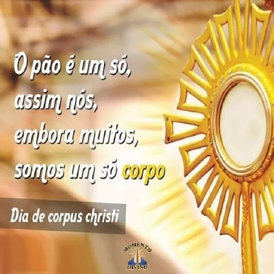 Mensagem para o dia de Corpus Christi