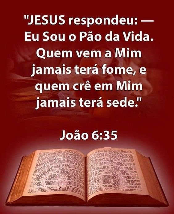 Jesus é o pão da vida