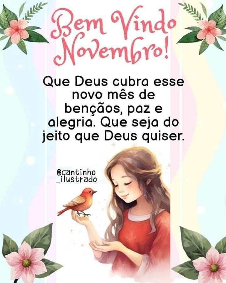 Bem-vindo mês de novembro