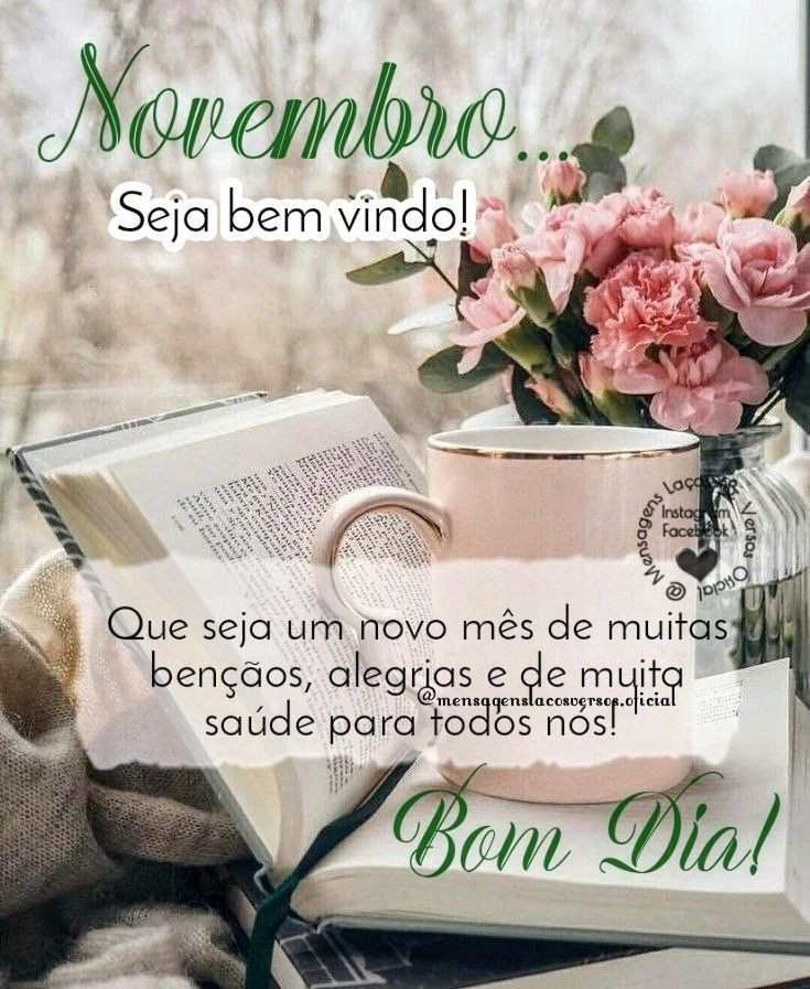 Novembro seja bem-vindo