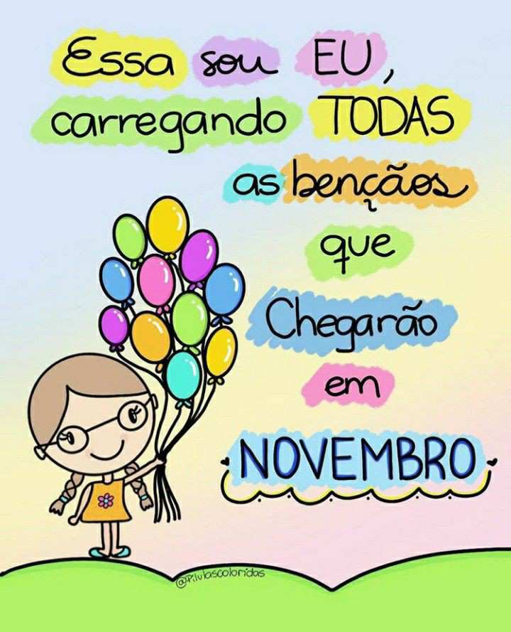 Abençoado mês de novembro