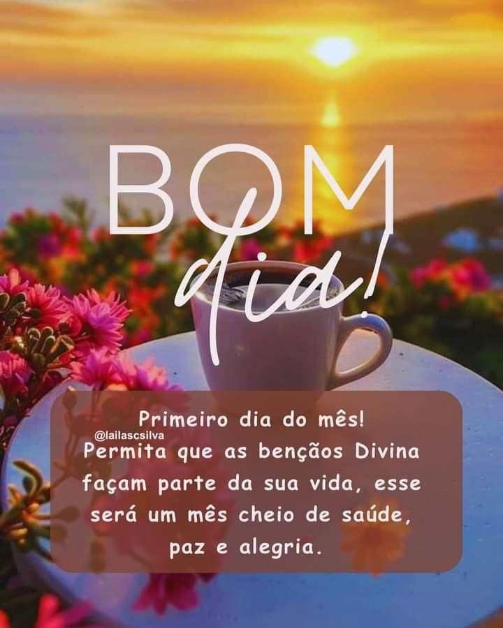 Frases para o Primeiro dia do Mês abençoadas para whatsapp