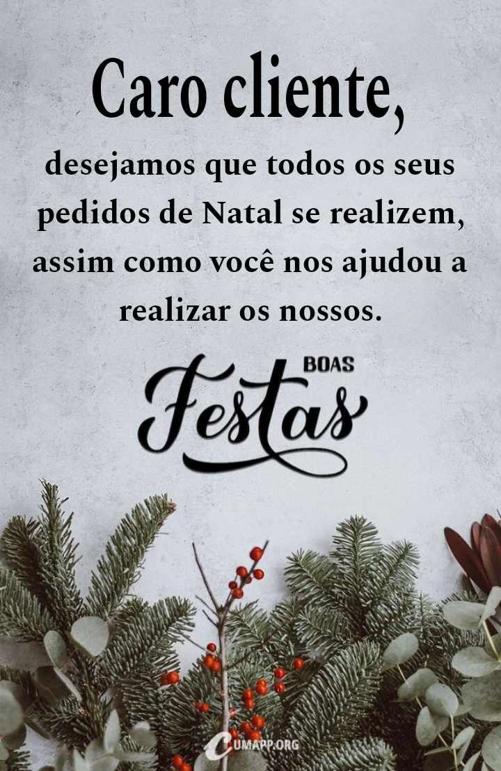 Mensagens De Feliz Natal para Clientes Carinhosas e Abençoadas