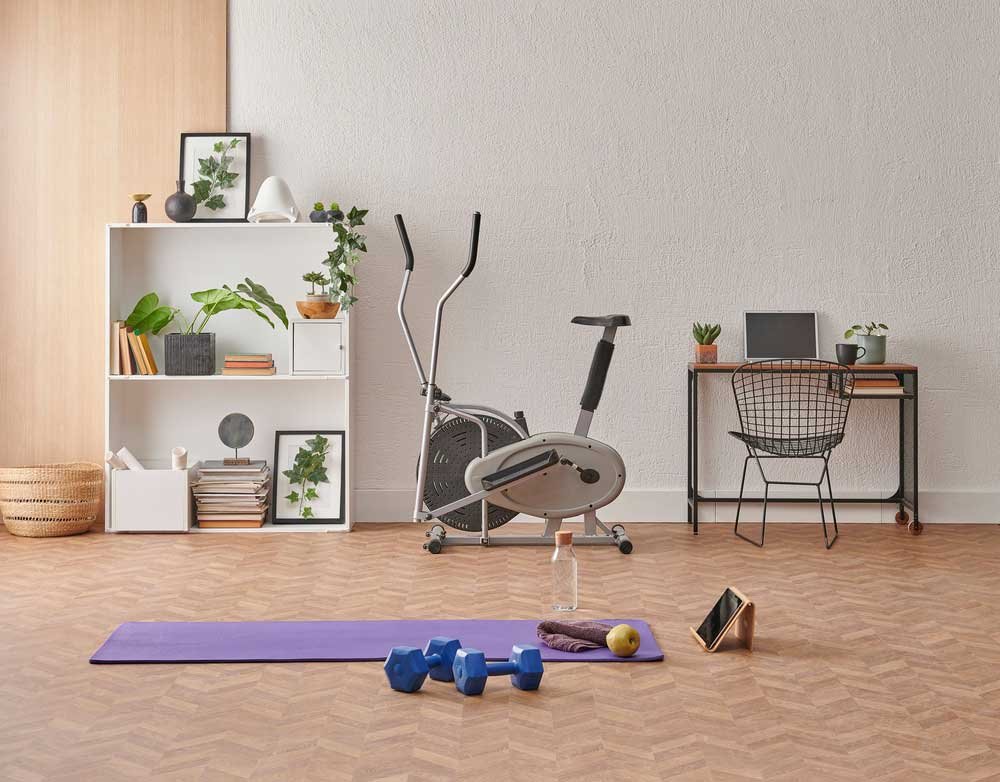 Espaço Fitness em casa