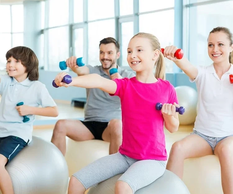 Treino em família