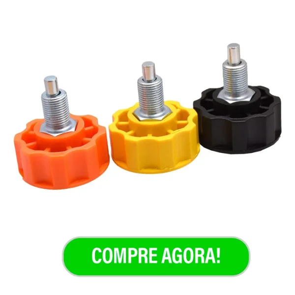 Manipulo Puxador Fitness Com Trava M16 Pino